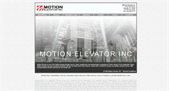 Desktop Screenshot of motionelevator.com